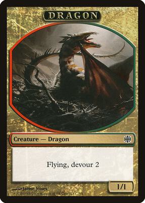 Dragon Token card from Alara Reborn