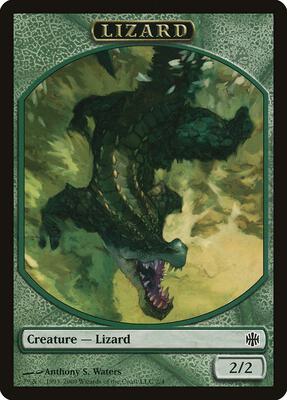 Lizard Token card from Alara Reborn