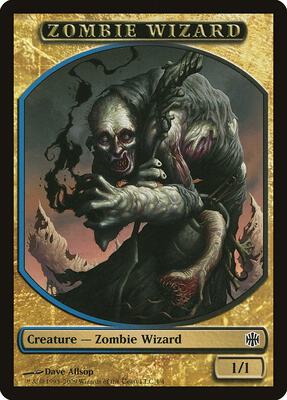 Zombie Wizard Token card from Alara Reborn