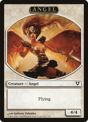 Angel Token card from Avacyn Restored