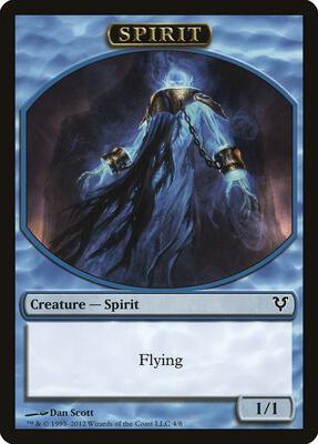 Spirit Token (4) card from Avacyn Restored