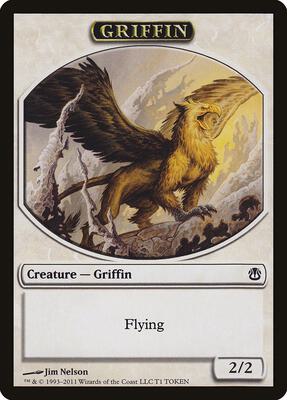 Griffin Token card from Duel Decks: Ajani vs. Nicol Bolas