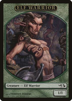 Elf Warrior Token card from Duel Decks: Elves vs. Goblins