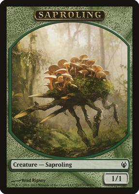 Saproling Token card from Duel Decks: Izzet vs. Golgari