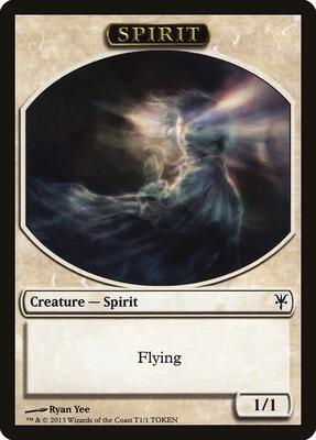 Spirit Token card from Duel Decks: Sorin vs. Tibalt