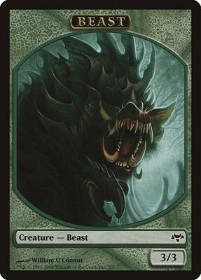 Beast Token card from Eventide