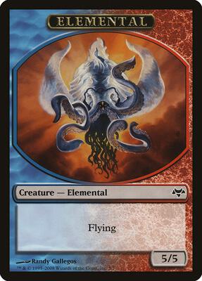 Elemental Token card from Eventide