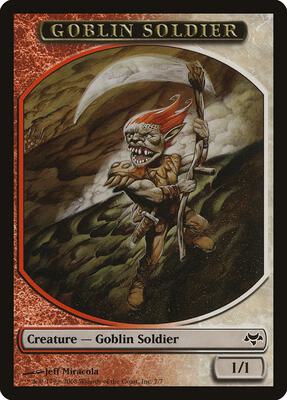 Goblin Soldier Token card from Eventide