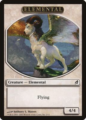 Elemental Token (2) card from Lorwyn