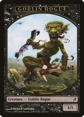 Goblin Rogue Token card from Lorwyn