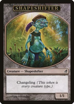 Shapeshifter Token card from Lorwyn