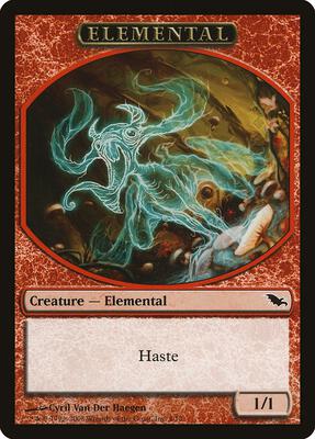 Elemental Token (4) card from Shadowmoor