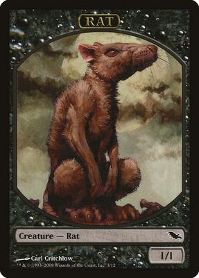 Rat Token card from Shadowmoor