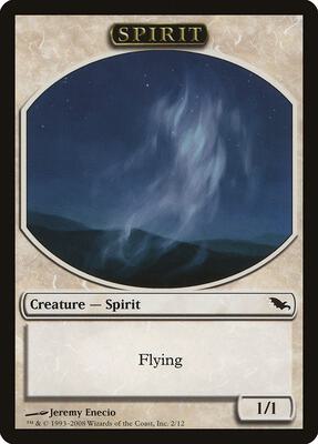Spirit Token card from Shadowmoor