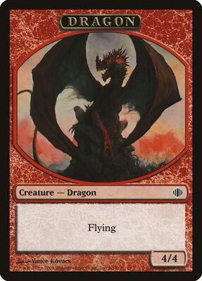 Dragon Token card from Shards of Alara