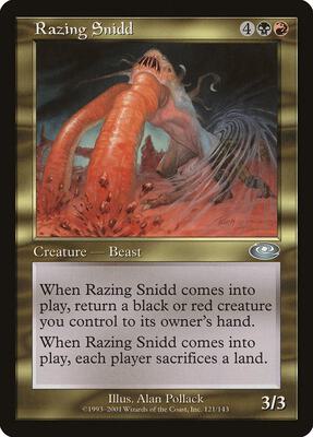 Razing Snidd card from Planeshift