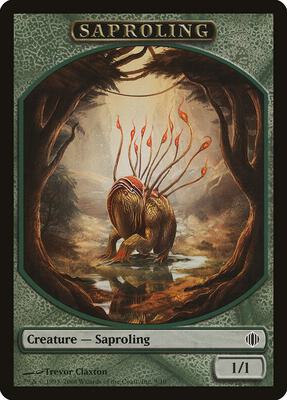 Saproling Token card from Shards of Alara