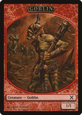Goblin Token card from 10th Edition