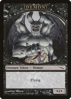 Demon Token (MRD) card from Magic Player Rewards