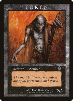 Zombie Token (ODY) card from Magic Player Rewards