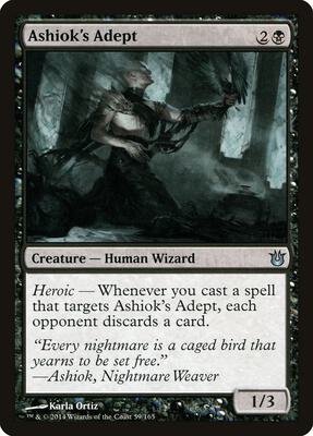 Ashiok's Adept card from Born of the Gods