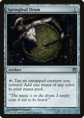 Springleaf Drum card from Born of the Gods