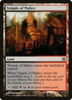 Temple of Malice card from Born of the Gods