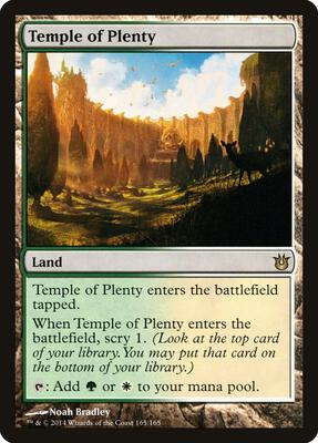 Temple of Plenty card from Born of the Gods