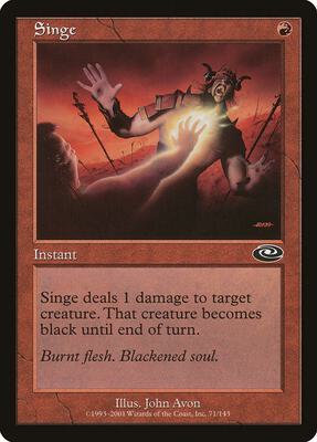Singe card from Planeshift