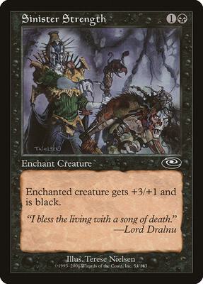 Sinister Strength card from Planeshift