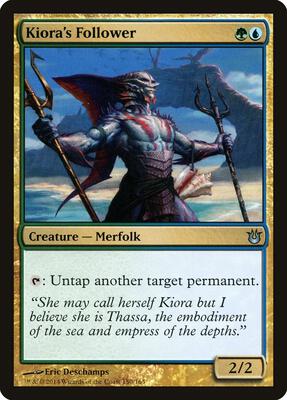 Kiora's Follower card from Born of the Gods