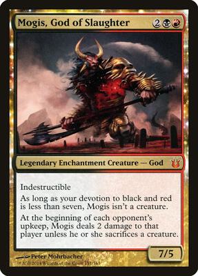 Mogis, God of Slaughter card from Born of the Gods