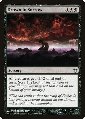 Drown in Sorrow card from Born of the Gods