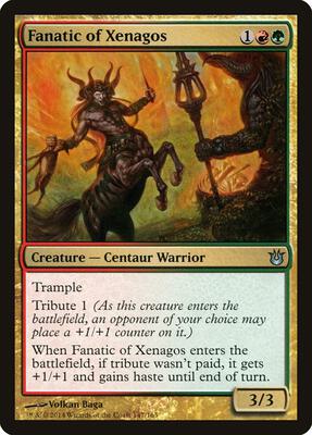Fanatic of Xenagos card from Born of the Gods