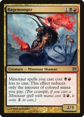 Ragemonger card from Born of the Gods