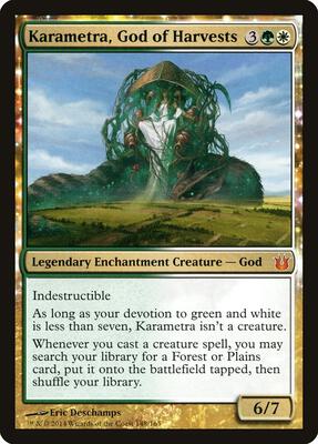 Karametra, God of Harvests card from Born of the Gods