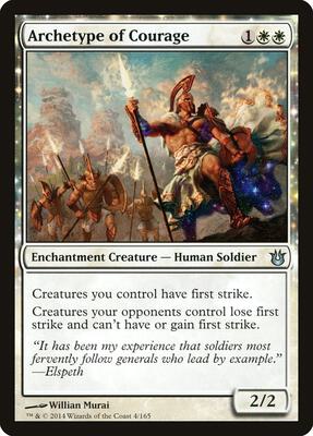 Archetype of Courage card from Born of the Gods