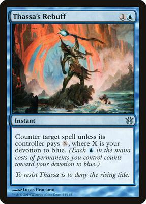 Thassa's Rebuff card from Born of the Gods