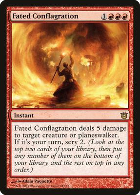 Fated Conflagration card from Born of the Gods