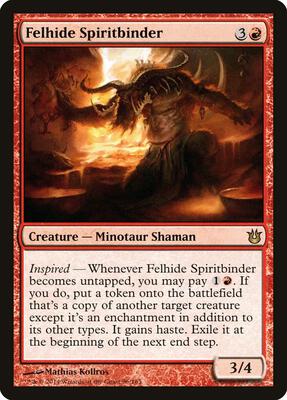 Felhide Spiritbinder card from Born of the Gods