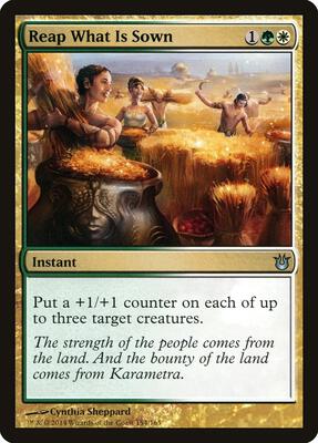 Reap What Is Sown card from Born of the Gods