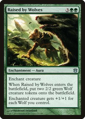 Raised by Wolves card from Born of the Gods