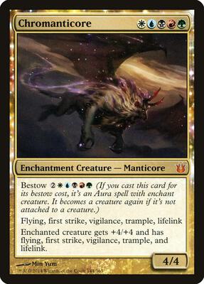 Chromanticore card from Born of the Gods