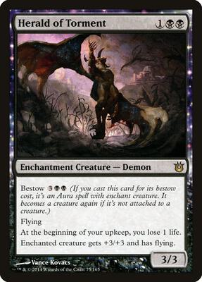 Herald of Torment card from Born of the Gods