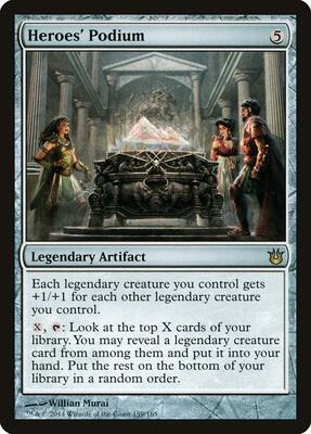 Heroes' Podium card from Born of the Gods