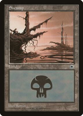 Swamp (Hanging Moss) card from Portal