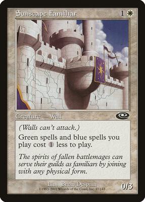 Sunscape Familiar card from Planeshift