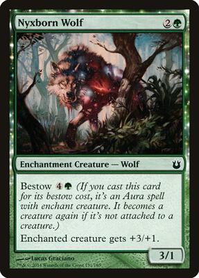 Nyxborn Wolf card from Born of the Gods