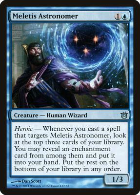 Meletis Astronomer card from Born of the Gods