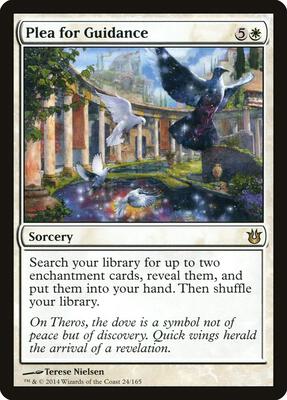 Plea for Guidance card from Born of the Gods